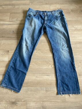 Versace collection city Straight Jeans Medium Blue Wash